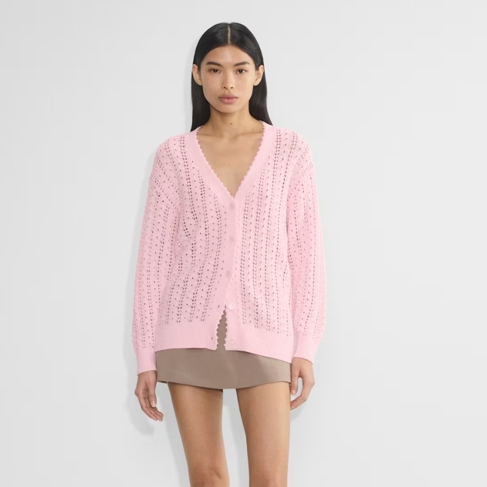 Aritzia Wilfred Reverence Knit Sweater In Limited Addition Villa Pink Size 2XS